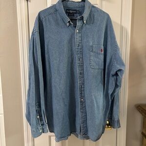 Vintage Ralph Lauren Denim Button Down Jacket